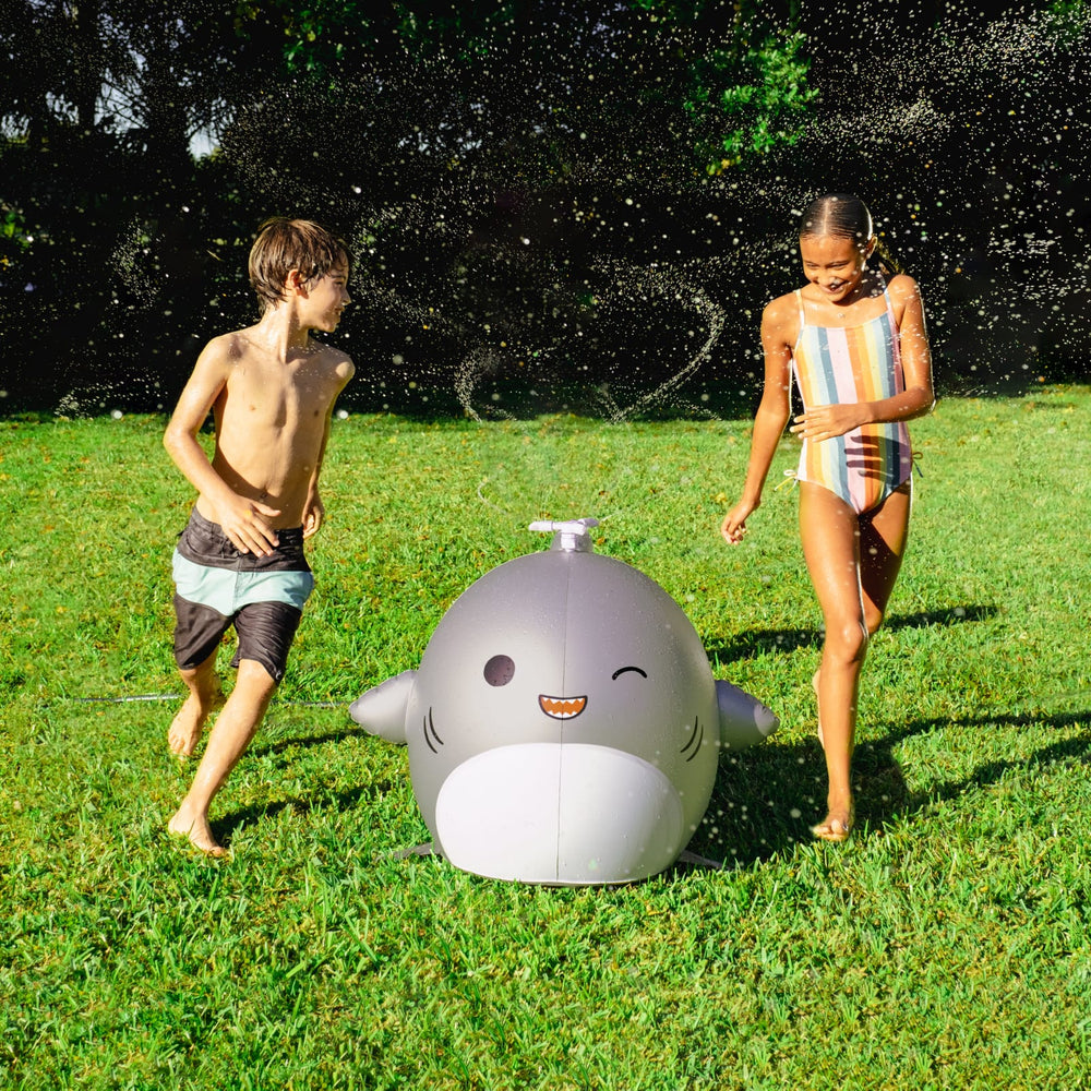 BigMouth Inc Pool | BigMouth x Squishmallows Gordon the Shark Mini Backyard Sprinkler