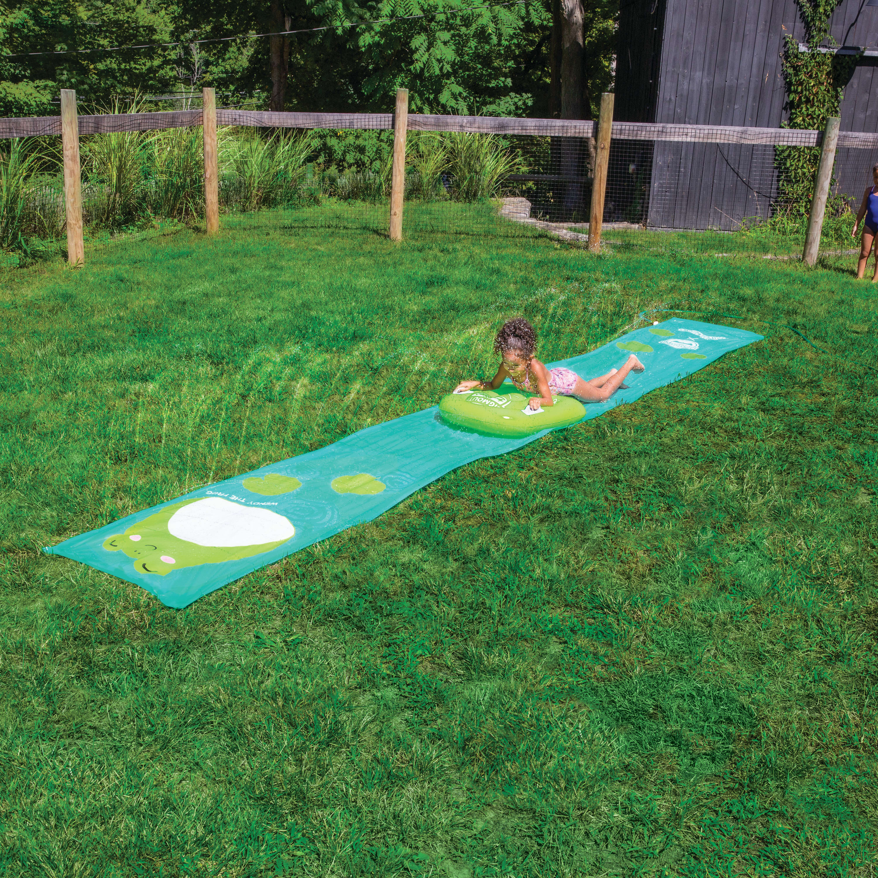 BigMouth Inc Pool|Collabs | BigMouth x Squishmallows Wendy the Frog Lawn Slide