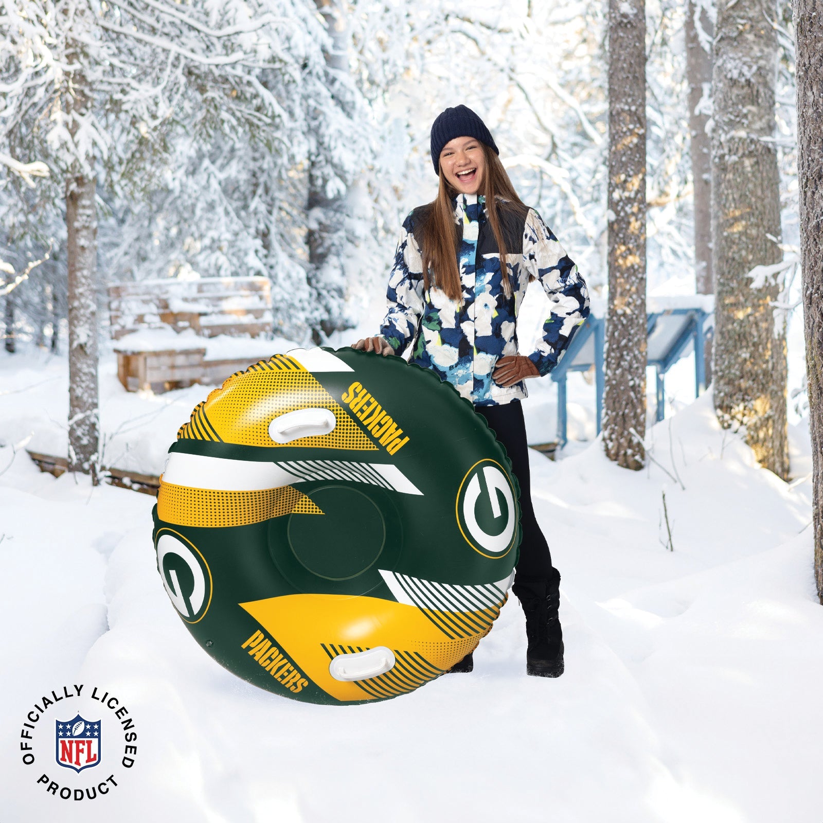 BigMouth Inc Collabs | Green Bay Packers Snow Tube