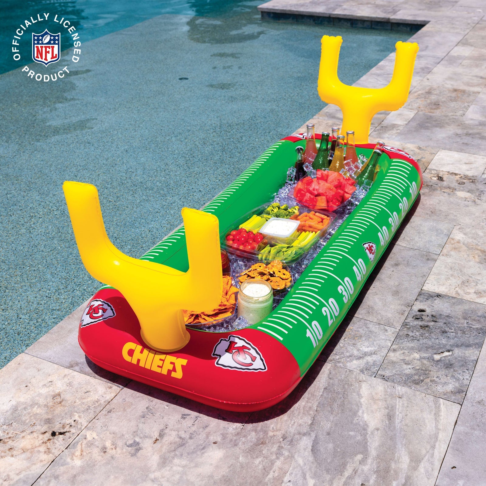 BigMouth Inc Collabs | Kansas City Chiefs 4ft inflatable Buffet