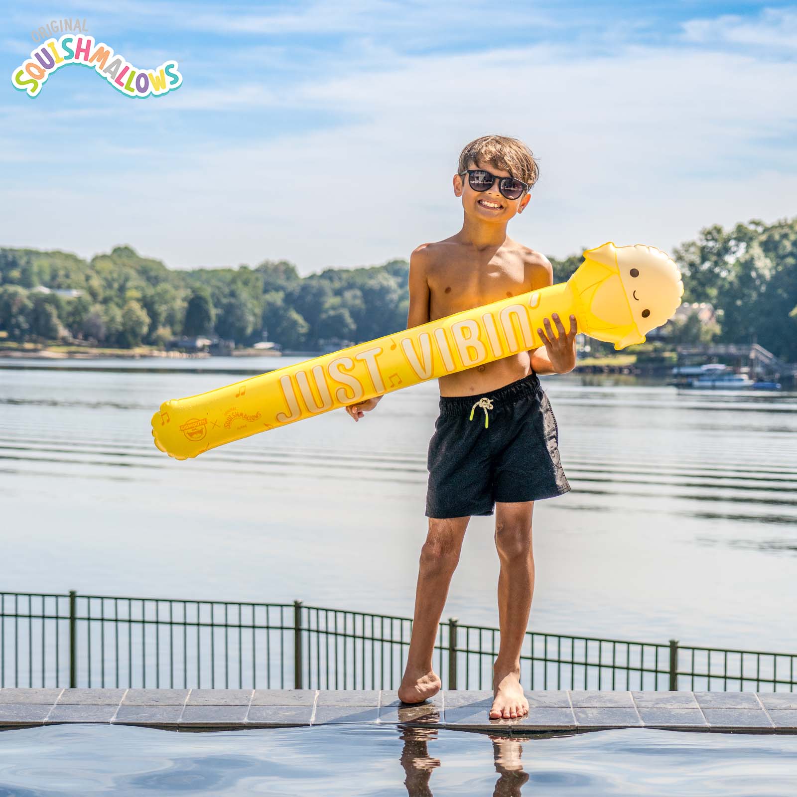 BigMouth Inc Pool|Collabs | Squishmallows Junie The Banana Pool Noodle