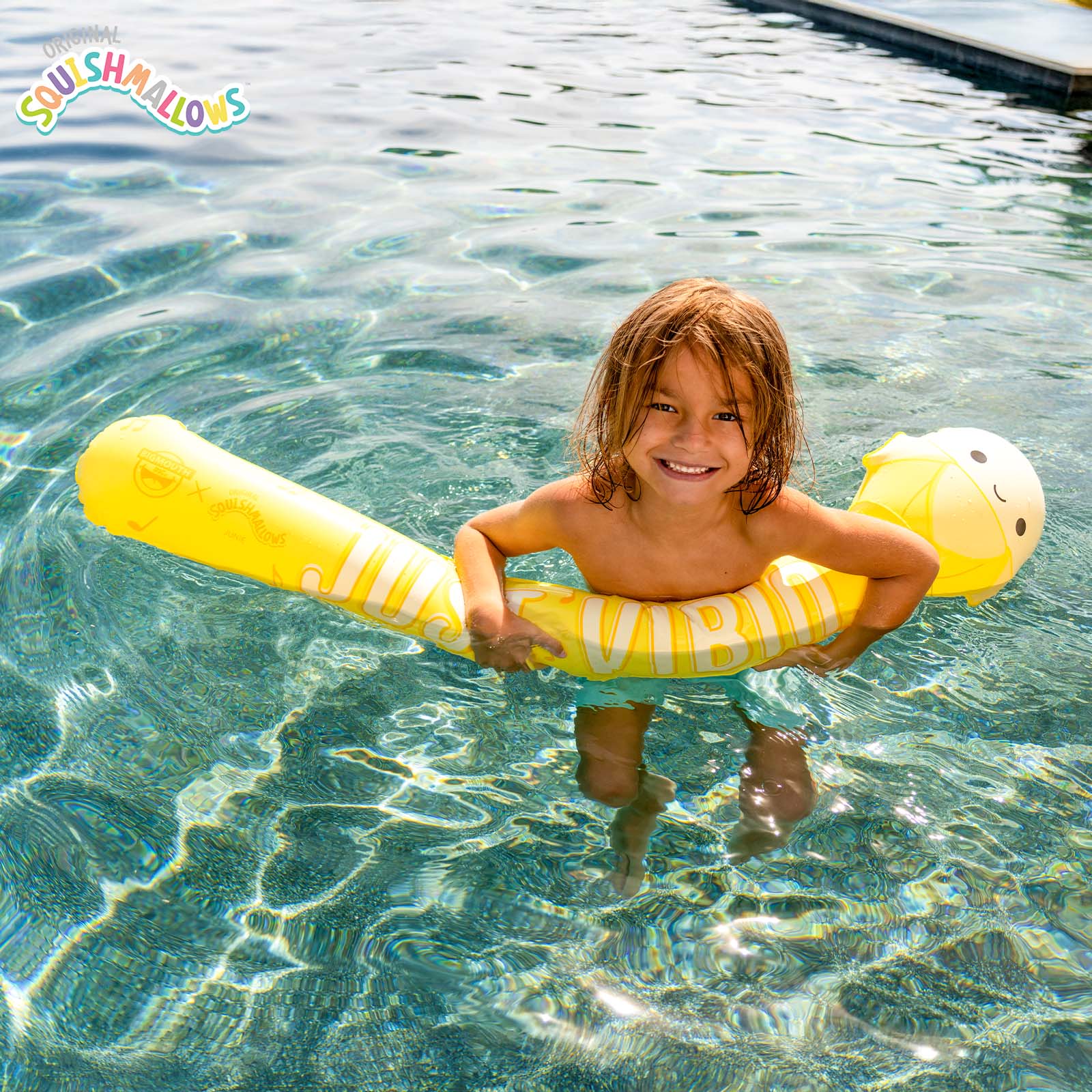 BigMouth Inc Pool|Collabs | Squishmallows Junie The Banana Pool Noodle