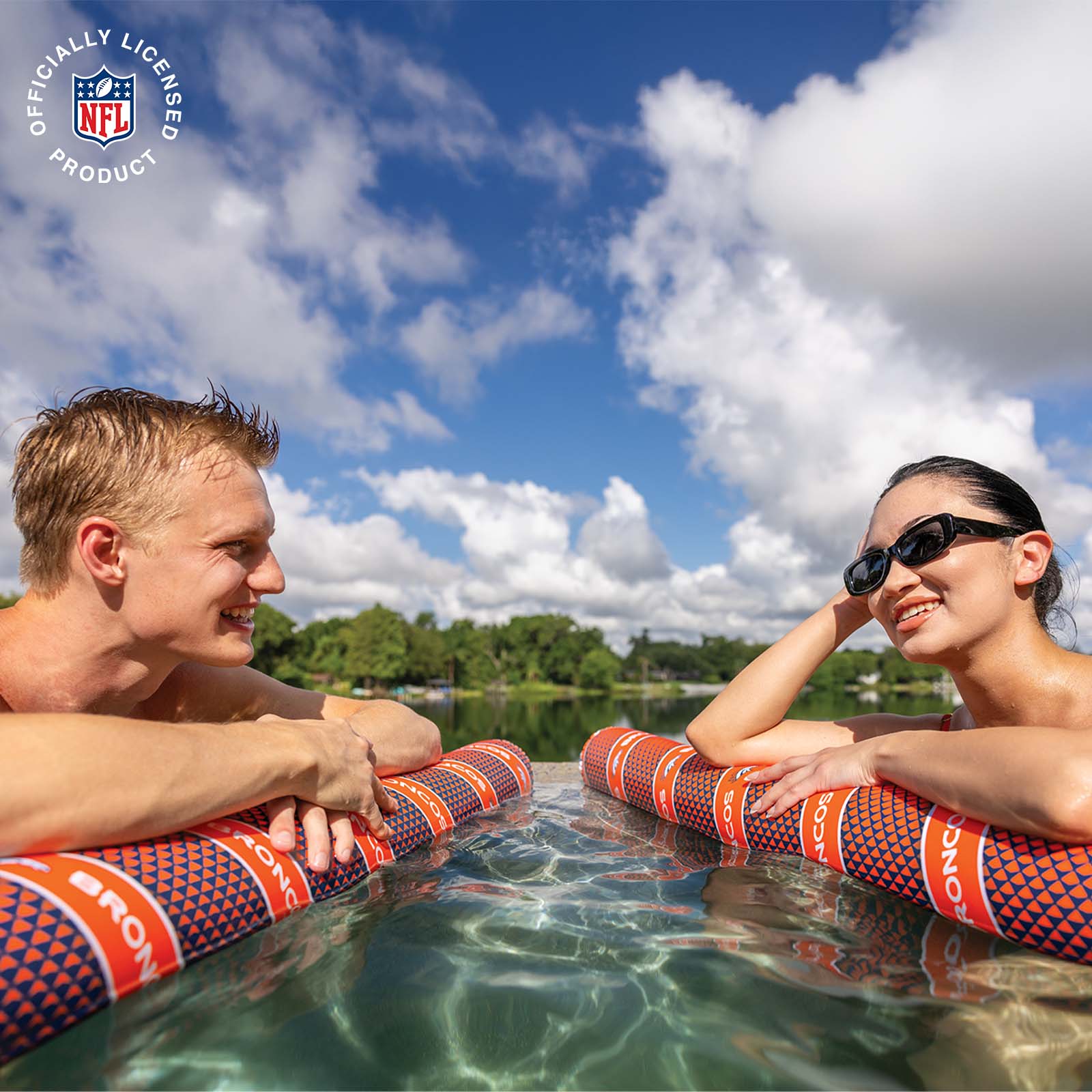 BigMouth Inc Pool|Collabs | Denver Broncos Soft Top Noodle