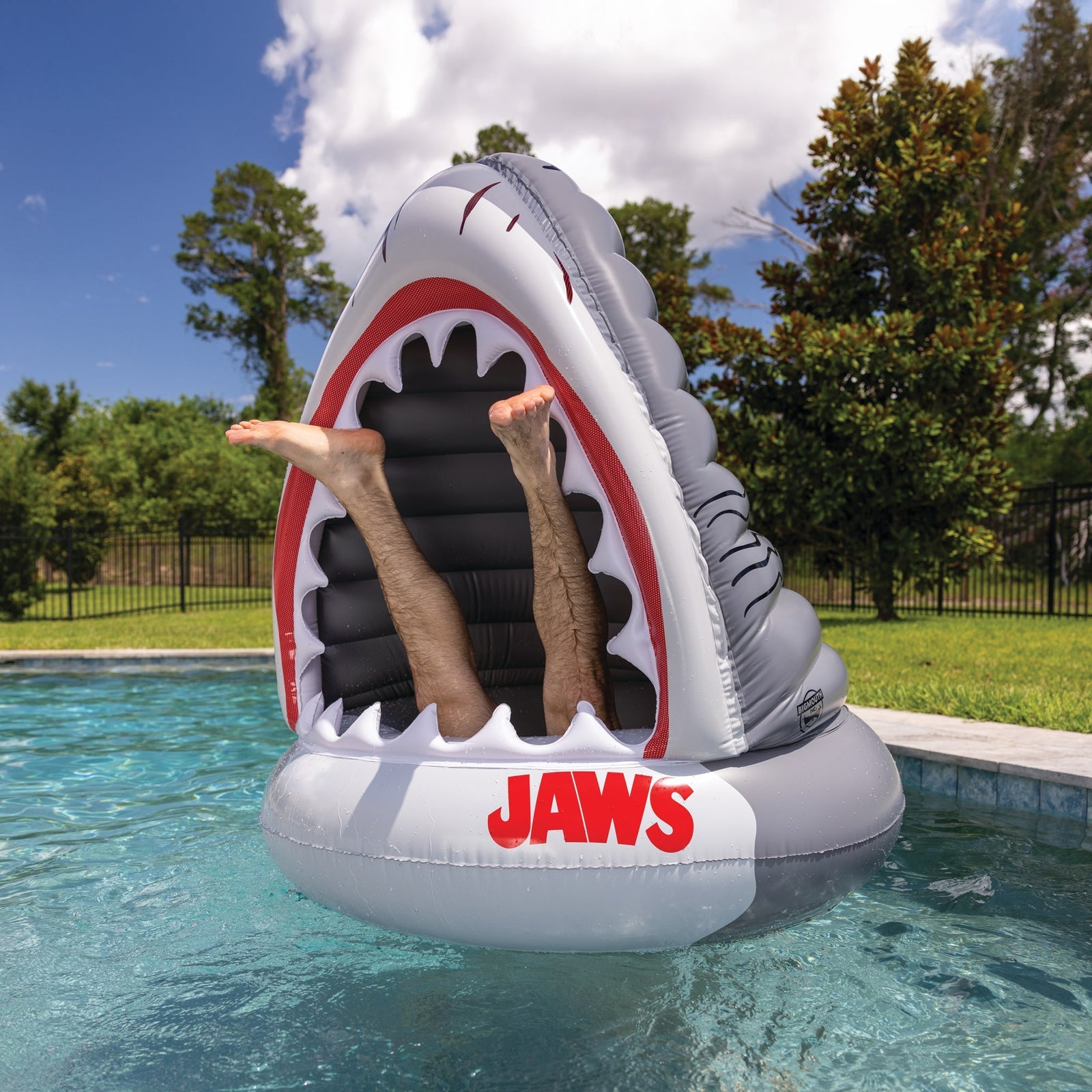 BigMouth Inc Pool | JAWs 50th Anniversary Giant Shark Pool Float